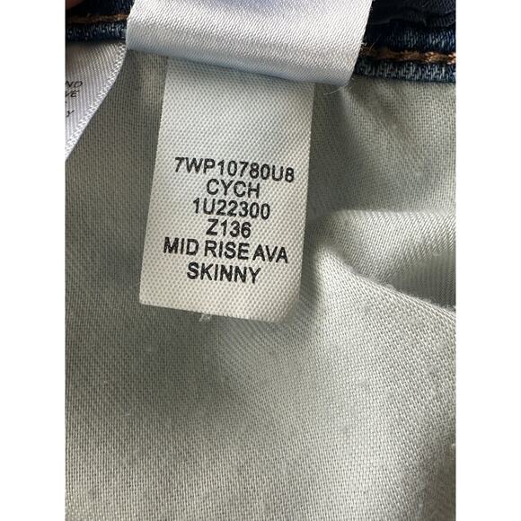 Lucky Brand Ava Ankle Skinny Mid Rise Jeans 10 - Picture 5 of 5